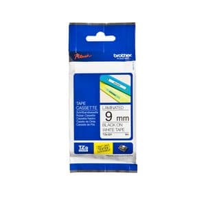 Picture 1 of Labeltape Brother P-touch TZe-221 standaard 9mm zwart op wit