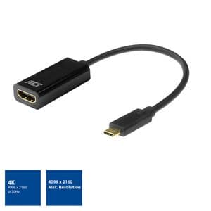 Picture 3 of Adapter ACT USB-C naar HDMI 4K 30Hz 0.15 meter