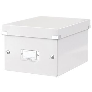 Picture 2 of Opbergdoos Leitz Click & Store WOW klein gerecycled karton 220x160x282mm wit