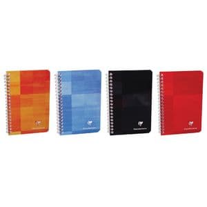 Picture 1 of Notitieboek Clairefontaine 165x210mm 120 pagina's spiraal lijn