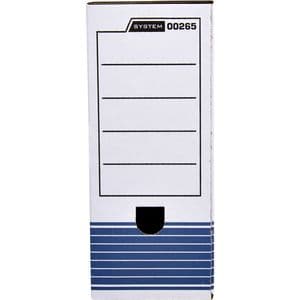 Picture 2 of Archiefdoos Bankers Box System A4 100mm wit blauw