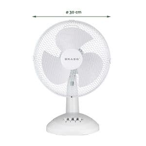 Picture 2 of Tafelventilator BRASQ F400 Ø 30cm wit