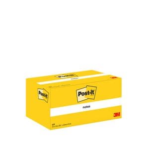 Picture 3 of Memoblok Post-it 653 38x51mm geel 3 stuks