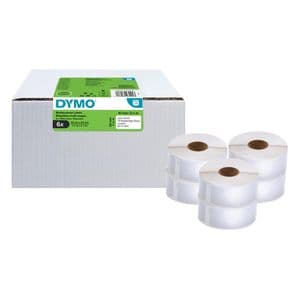 Picture 1 of Etiket Dymo LabelWriter multifunctioneel 32x57mm 6 rollen á 1000 stuks wit