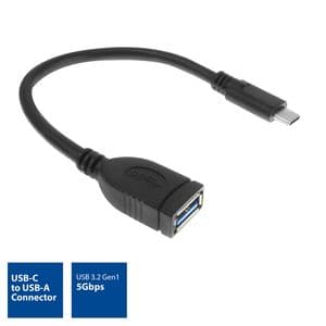 Picture 2 of Kabel ACT USB 3.0 OTG USB-C male naar USB-A female