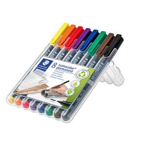 Picture 2 of Viltstift Staedtler Lumocolor 317 permanent M set à 8 stuks