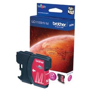 Picture 1 of Inktcartridge Brother LC-1100HYM rood