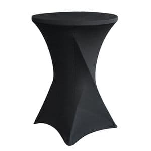 Picture 1 of Tafelrok BRASQ voor statafel 80cm zwart