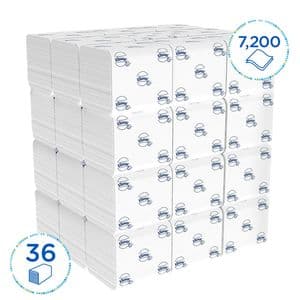 Picture 2 of Toiletpapier Kleenex gevouwen 2-laags 110x186mm wit 8408
