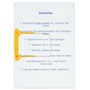 Picture 3 of Bundelmechaniek Djois JalemaClip Plus geel 100 stuks
