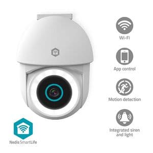 Picture 5 of Beveiligingscamera Nedis Smartlife Wifi buiten 3MP Full HD 1296p wit