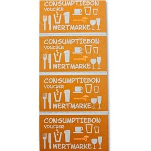 Picture 1 of Consumptiebon Combicraft UV beveiliging 500 stuks oranje
