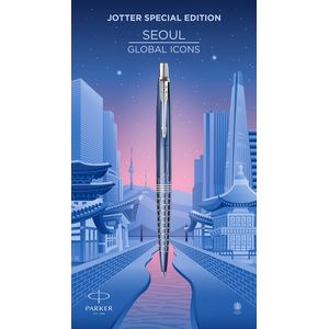 Picture 6 of Balpen Parker Jotter special edition Seoul blue CT medium