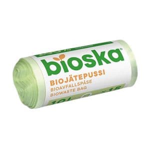 Picture 1 of Afvalzak Bioska zetmeel 42x50cm 20 liter groen rol à 15 stuks