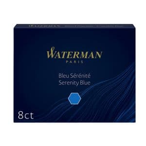 Picture 1 of Inktpatroon Waterman nr 23 lang blauw pak à 8 stuks