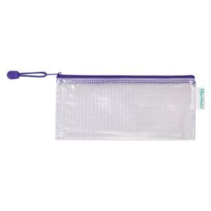 Picture 1 of Opbergtas Tarifold met rits 250x115mm PVC blauw