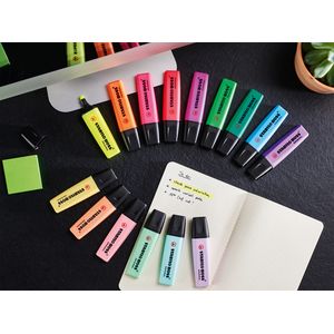 Picture 1 of Markeerstift STABILO BOSS Original 70/10 assorti 4 kleuren doos à 10 stuks