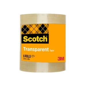 Picture 1 of Plakband Scotch 508 25mmx66m transparant 6 rollen