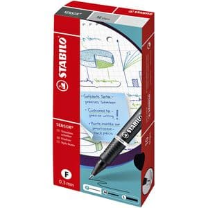 Picture 4 of Fineliner STABILO Sensor 189/46 fijn zwart