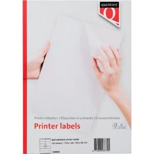 Picture 2 of Etiket Quantore 105x48mm 1200 stuks