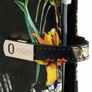 Picture 4 of Organizer Kalpa Pocket inclusief agenda 2025-2026 7dagen/2pagina's bloemenzee zwart