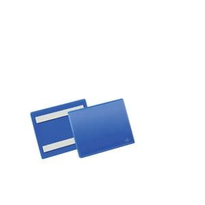 Picture 1 of Documenthoes Durable zelfklevend A6 liggend blauw 50 stuks