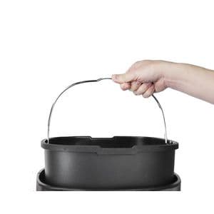 Picture 3 of Afvalbak Desq Touch 30 liter RVS zilver
