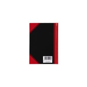 Picture 5 of Notitieboek Bantex zwart/rood A6 lijn 70gr 96vel