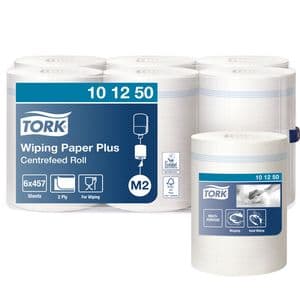 Picture 1 of Poetspapier Tork M2 Plus Advanced 2-laags 160m wit 101250