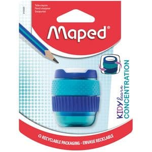 Picture 1 of Puntenslijper Maped Kidy Learn Concentration 1-gaats blauw