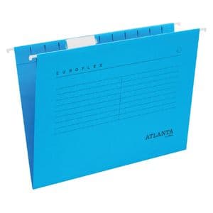 Picture 1 of Hangmap Djois Euroflex recycled A4 V-bodem blauw 25 stuks