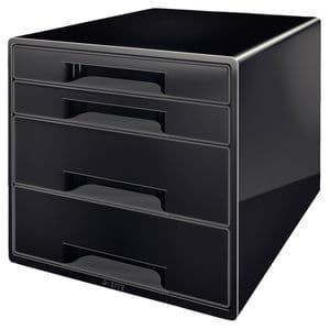 Picture 1 of Ladenblok Leitz WOW CUBE A4 maxi 4 laden zwart