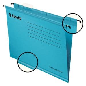 Picture 2 of Hangmap Esselte Classic folio V-bodem 382x240mm blauw