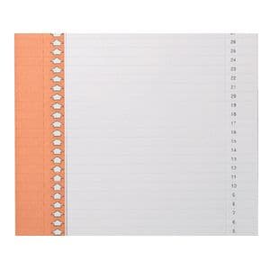 Picture 1 of Ruiterstrook Elba Nr 9 157x7mm lateraal oranje