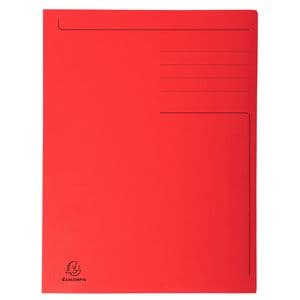 Picture 1 of Dossiermap Exacompta Forever A4 3 kleppen 280gr rood