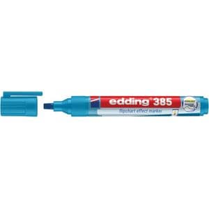 Picture 1 of Viltstift edding 385 flipover penseelpunt lichtblauw