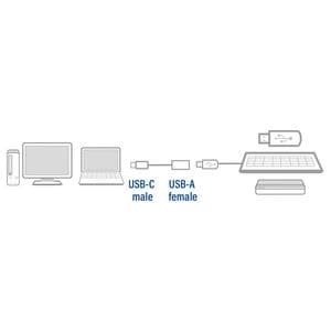 Picture 3 of Kabel ACT USB 3.0 OTG USB-C male naar USB-A female