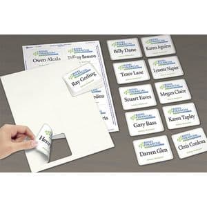 Picture 7 of Naambadge etiket Avery J4785-20 80x50mm wit 200 stuks