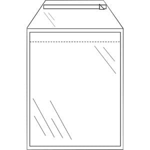 Picture 3 of Envelop CleverPack akte A4 220x300mm zelfklevend transparant 50 stuks