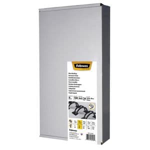 Picture 1 of Draadrug Fellowes 8mm 34-rings A4 zilver 100 stuks