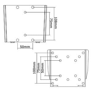 Picture 3 of Monitor wandsteun Neomounts W25 10-30" zilvergrijs