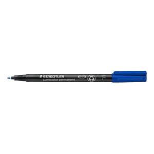 Picture 1 of Viltstift Staedtler Lumocolor 318 permanent F blauw