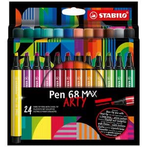 Picture 1 of Viltstift STABILO Pen 68 Max Arty assorti etui à 24 stuks