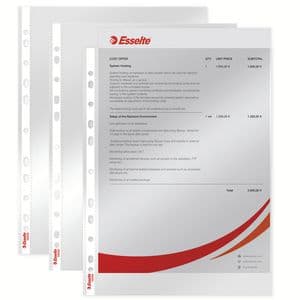 Picture 3 of Showtas Esselte copy safe 0.06mm PP A4 glashelder 100 stuks
