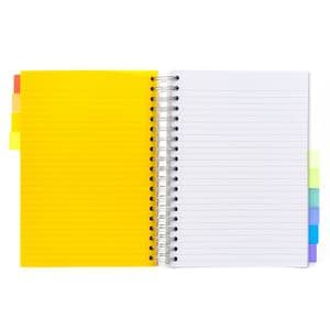 Picture 2 of Projectboek Pukka Pad White B5 lijn 10-tabs 400 pagina's 80gr