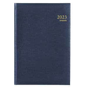 Picture 1 of Agenda 2027 Brepols Saturnus Lima 7dagen/2pagina's blauw
