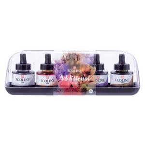 Picture 1 of Inkt Talens Ecoline met pipet additional set à 5 ass