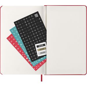 Picture 5 of Agenda 2026 Moleskine 12M Planner Weekly 7dagen/1pagina large hc scarlet red