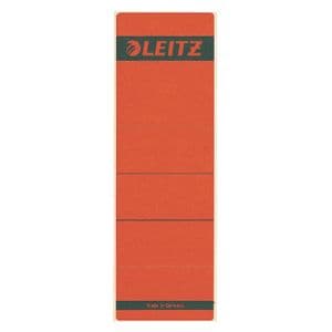 Picture 1 of Rugetiket Leitz breed/kort 62x192mm zelfklevend rood 10 stuks
