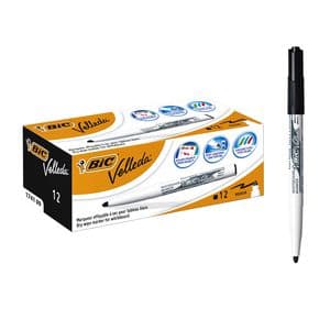 Picture 3 of Whiteboardmarker Bic Velleda 1741 rond medium zwart